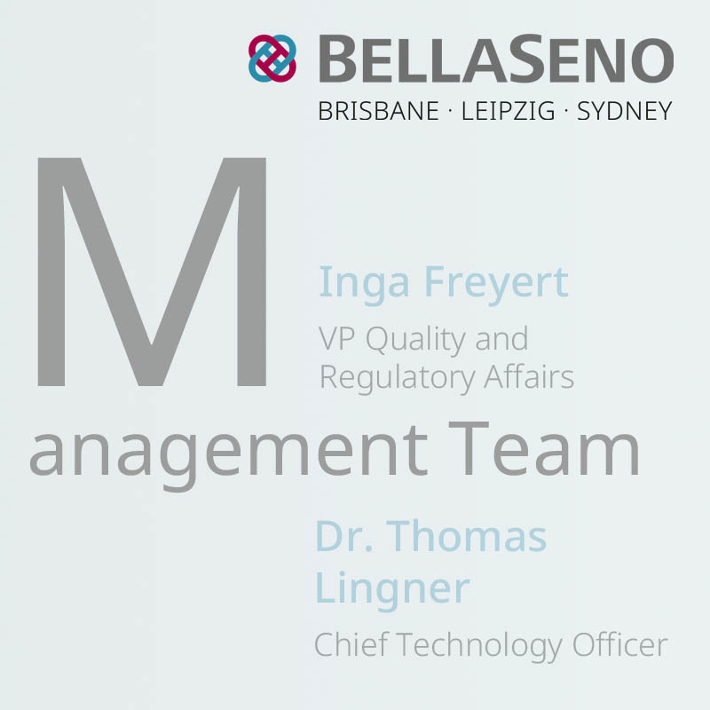 BellaSeno Appoints Dr. Thomas Lingner as Chief Technology Officer and Inga Freyert as VP Quality and Regulatory Affairs
